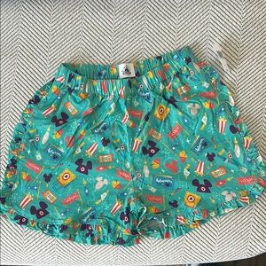 Black Friday sale! Disney Teal Patterned Shorts